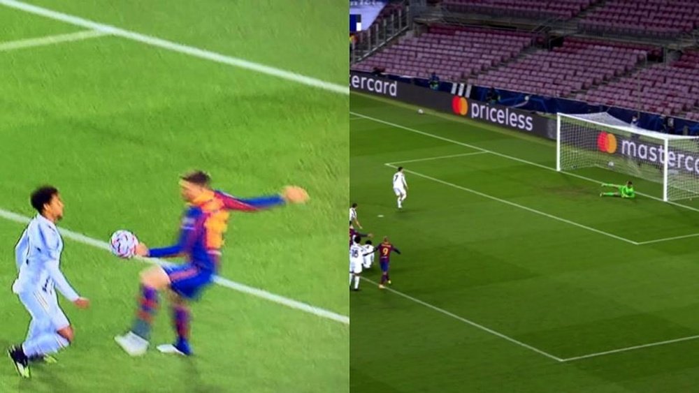 Cristiano Ronaldo scored from the spot. Screenshot/MovistarLigadeCampeones