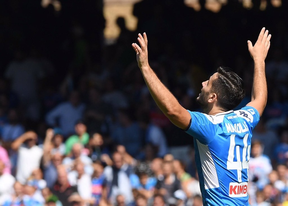 Manolas pourrait faire son retour à l'Olympiacos. Twitter/NapoliSSC