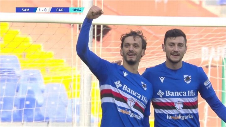 Gabbiadini marcó en Serie A... ¡y van 6 partidos seguidos!