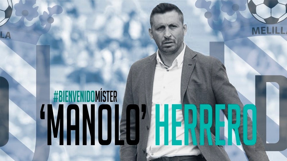 Manolo Herrero, nuevo entrenador del equipo. UDMelilla