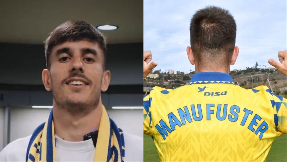 Manu Fuster has committed to the La Liga side until 2028. Screenshots/UDLasPalmas