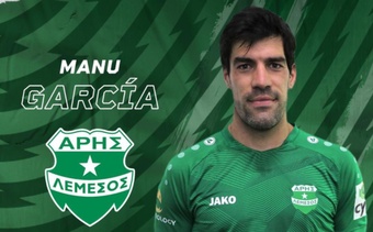 Manu García iniciará una nueva etapa en Chipre. ArisLimassolFC