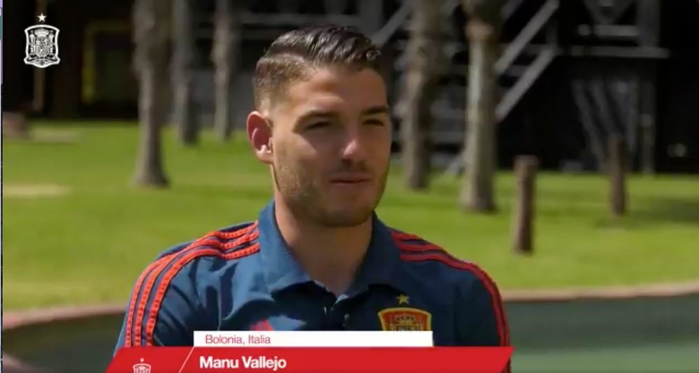Manu Vallejo, ascenso meteórico. Twitter/sefutbol