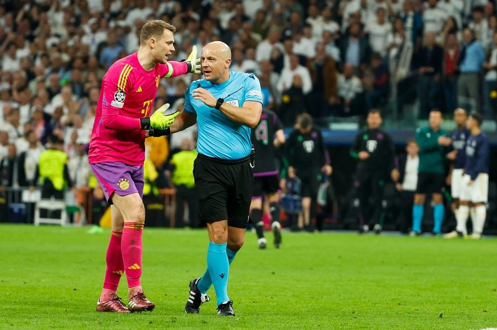 Kroos spoke about Bayern's disallowed goal in the Champions League semi-finals. EFE