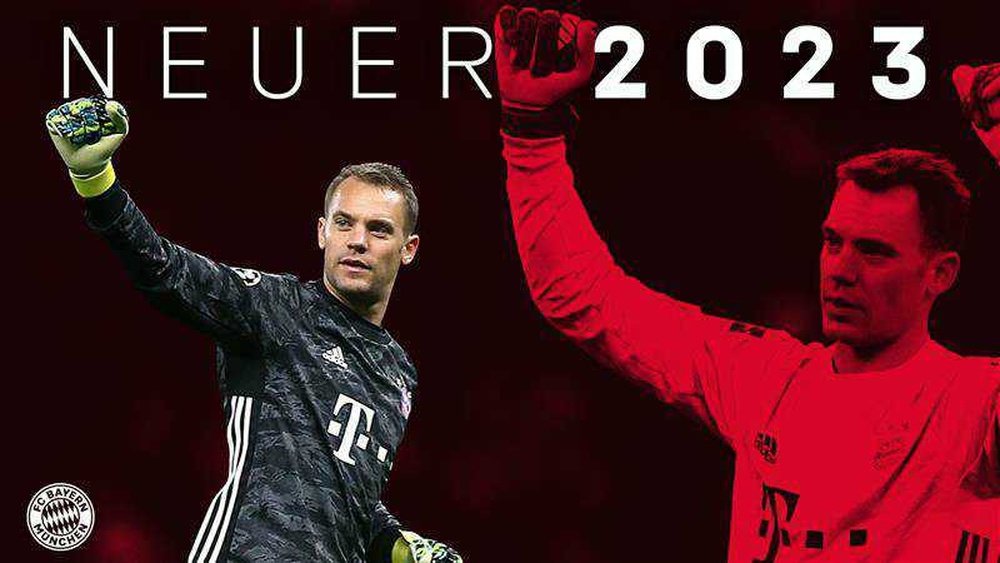 El Bayern y Neuer al fin se entendieron: seguirán de la mano hasta 2023. Twitter/FCBayern