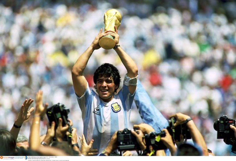 La légende du football argentin Diego Armando Maradona.