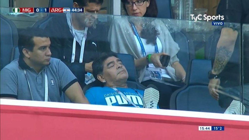 Maradona, genio y figura. Captura/TyCSports