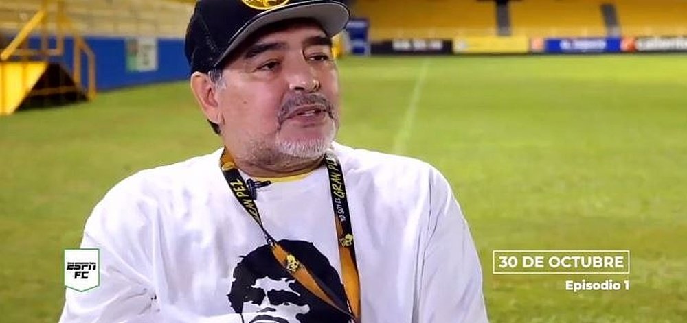El Maradona más sincero. Captura/ESPN