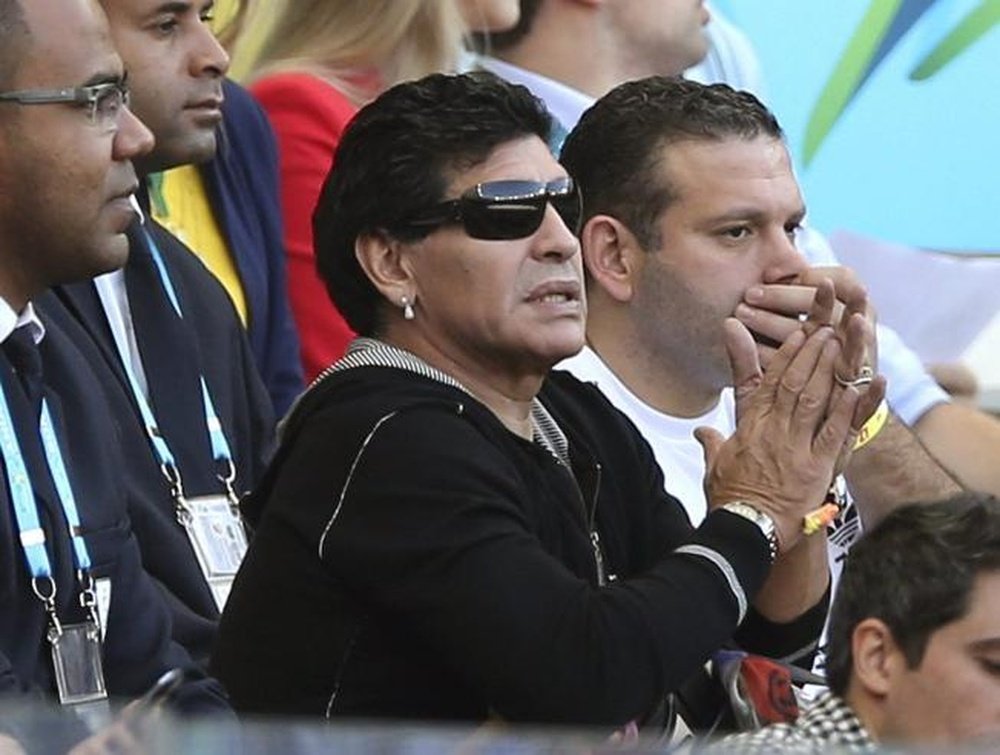 Maradona, en una imagen de archivo. Agencia EFE