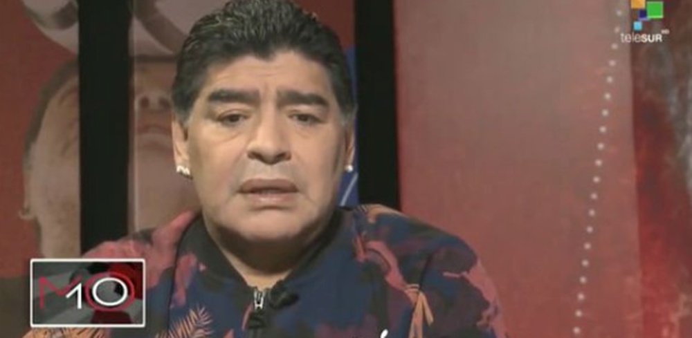 Maradona a affirmé que Ramos avait blessé Salah après. Capture