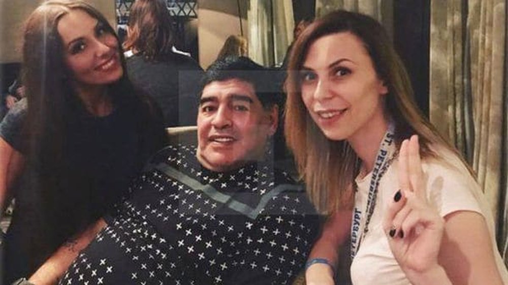 Maradona has been accused of sexually assaulting a Russian journalist. InfoBae