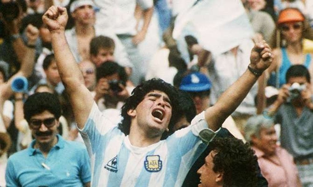 Edgardo Codesal disparou contra Maradona. AFP
