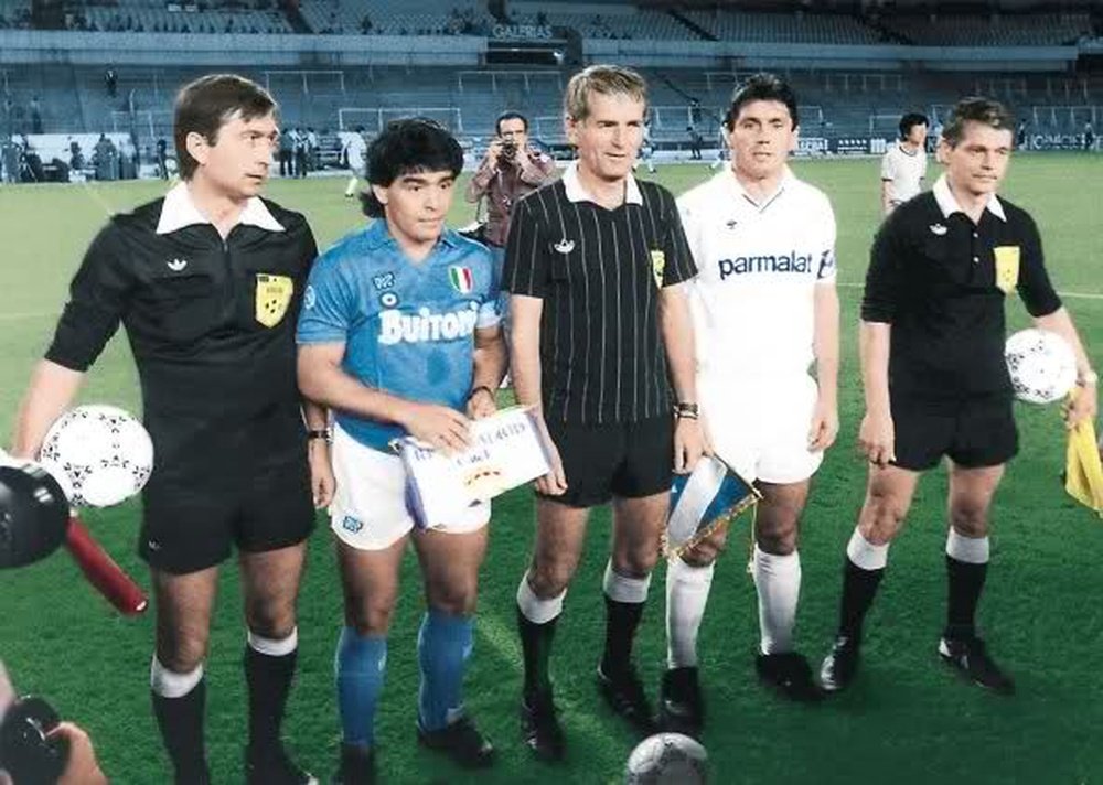 Maradona during his time as a player. AFP
