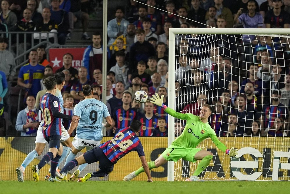 Ter Stegen, feliz de ser cuarto capitán. EFE