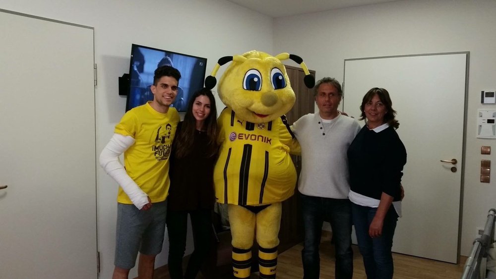 Una visita muy especial. Twitter/BVB