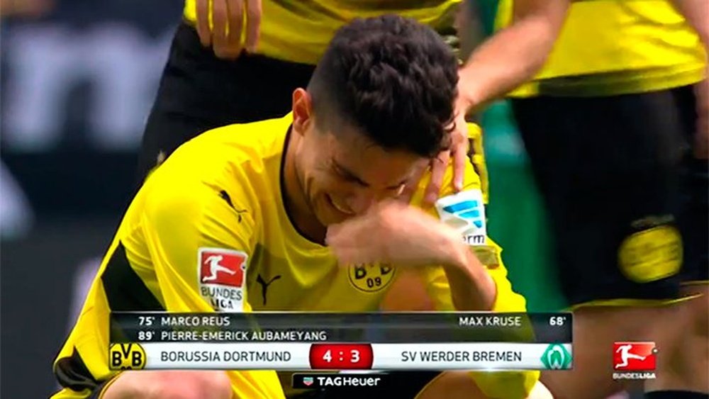 Bartra voltou a jogar depois dos incidentes que o deixaram lesionado. Movistar/Bundesliga