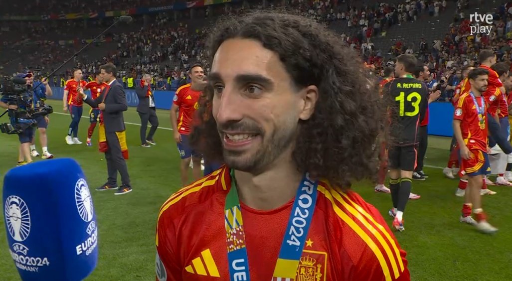Cucurella ha sido una de las piezas indispensables. Captura/RTVE