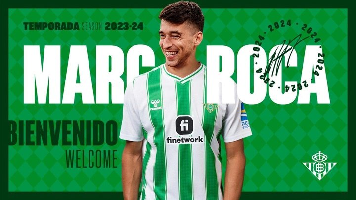 Le Real Betis annonce l'arrivée en prêt de Marc Roca