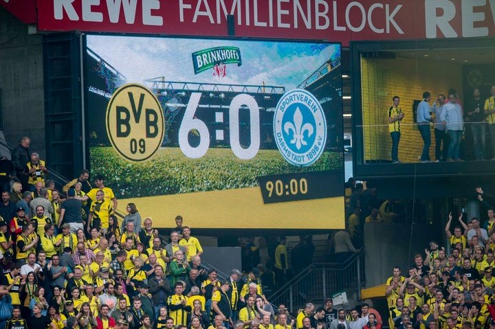 El Borussia Dortmund aplasta al Darmstadt