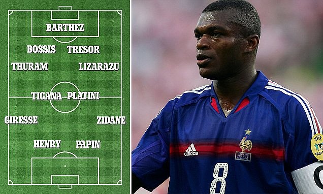 Desailly names his all-time France XI