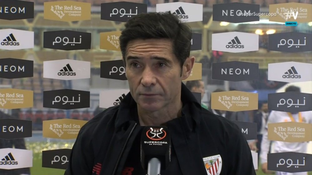 Marcelino analizó la derrota en la final. Captura/Vamos