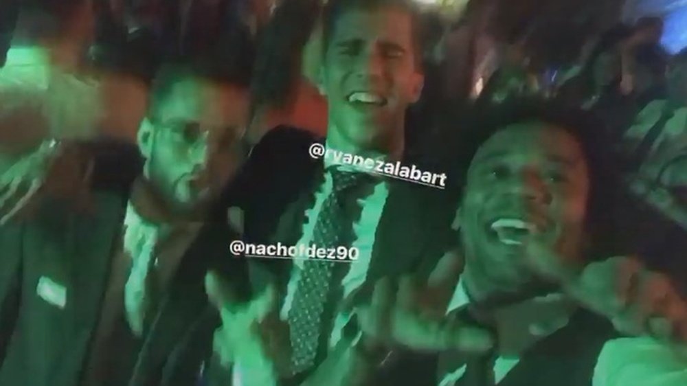 Marcelo fue el alma de la fiesta en el boda de Lucas Vázquez. Instagram