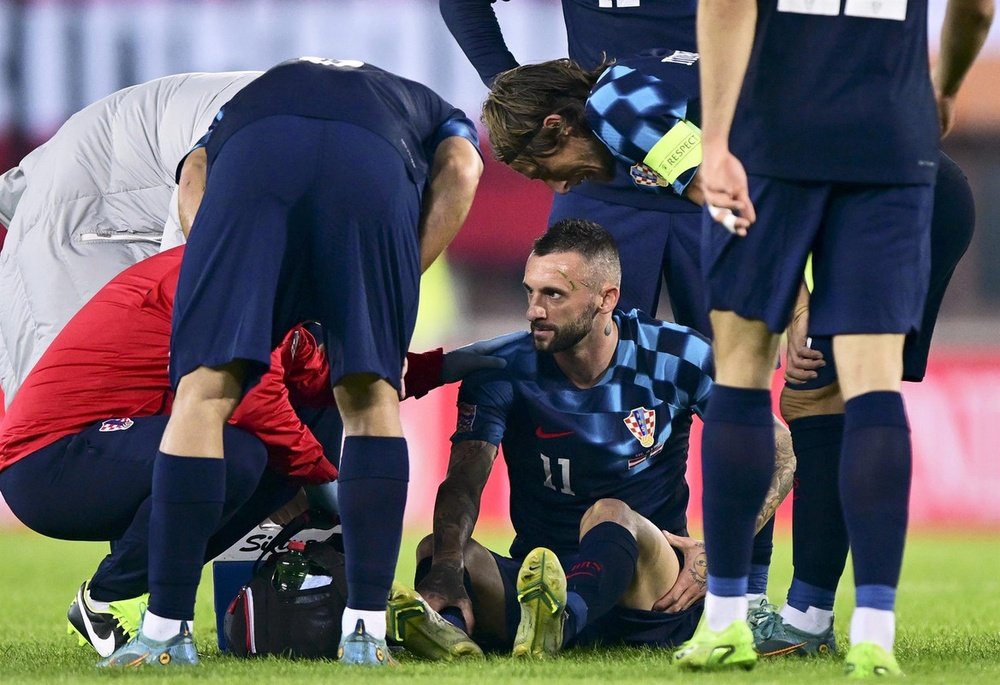 Blessé, Brozovic manquera les deux matchs face au Barça. EFE