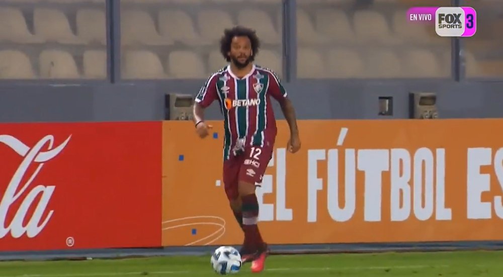Marcelo a débuté par une victoire avec Fluminense. Capture/FOXSports