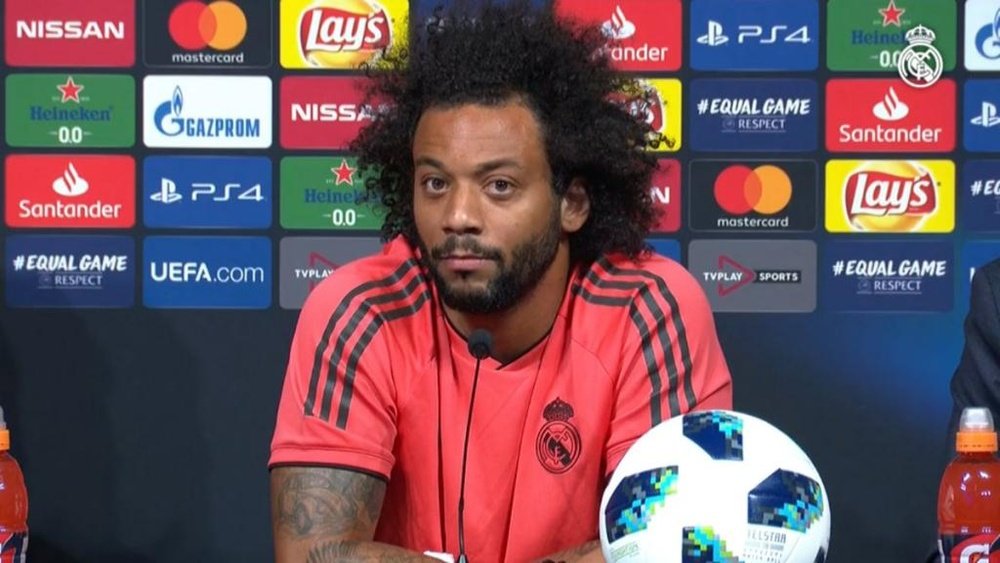 Marcelo refused to blame Madrid's draw on Cristiano Ronaldo's absence. Twitter/spectatemadrid