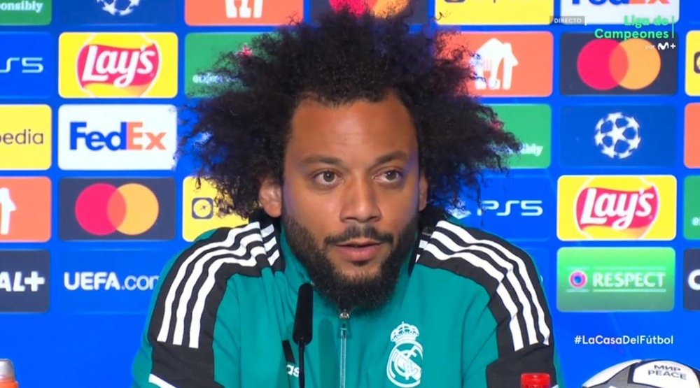 Marcelo falou sobre a sua história no Real Madrid. Captura/MovistarLigadeCampeones