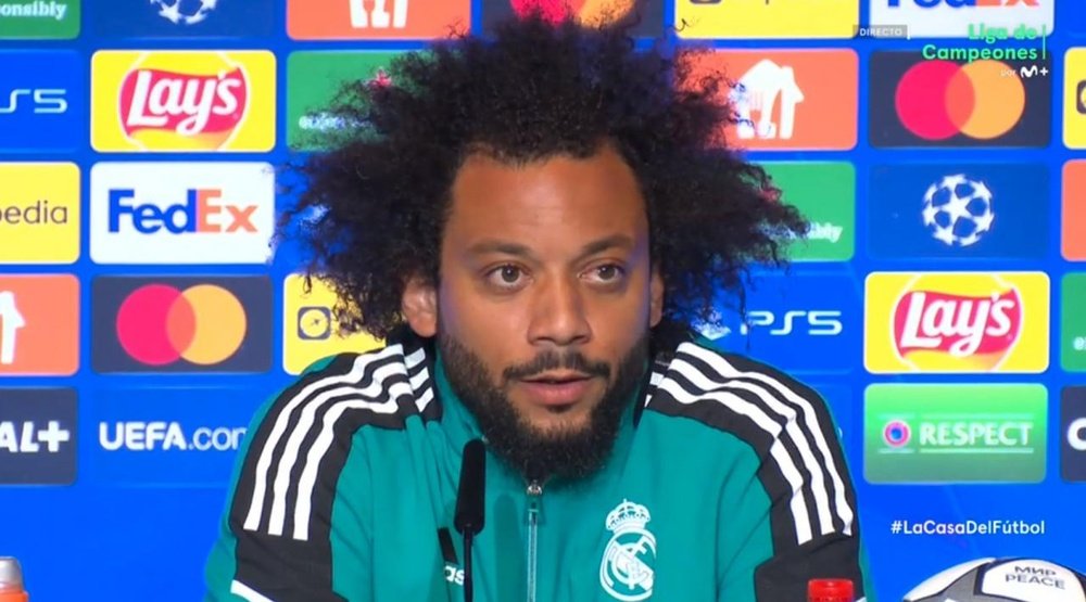 Marcelo agradeció la gestión de grupo de Ancelotti. Captura/MovistarLigadeCampeones