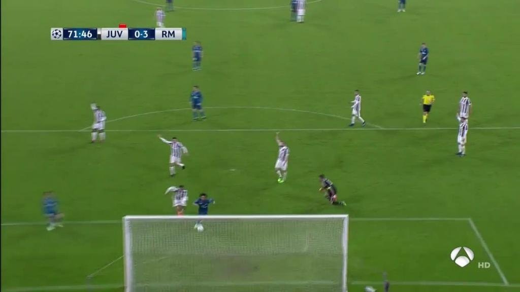 Marcelo finished off a lovely move. Screenshot/Antena3