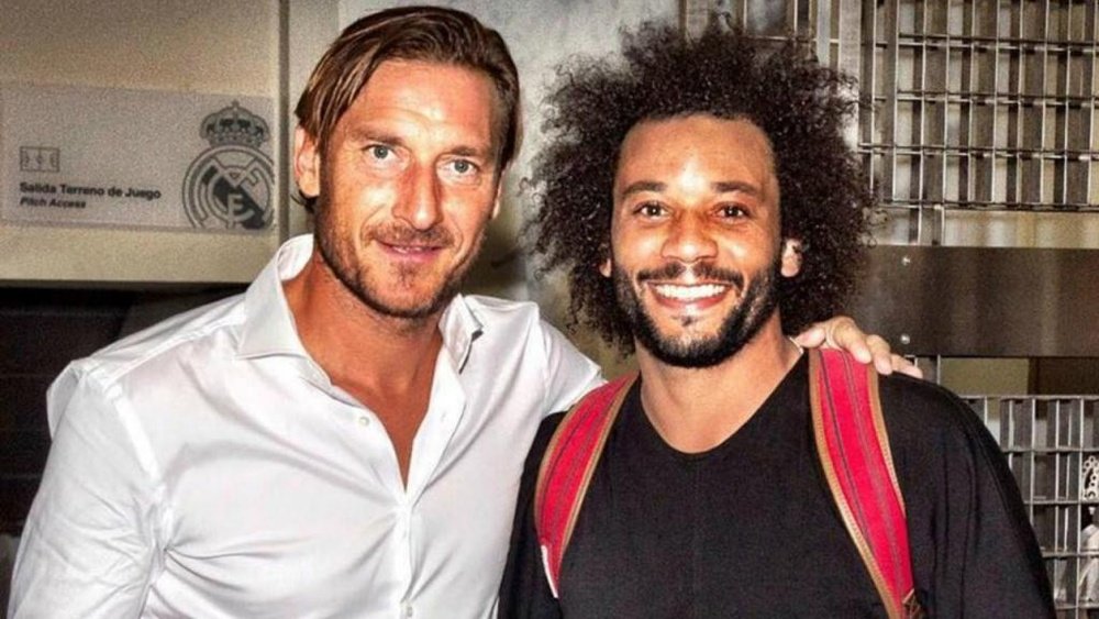 Marcelo compartió foto con su ídolo. Instagram/Marcelo