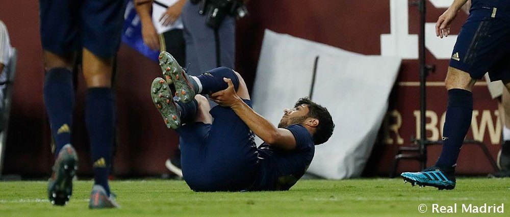 Marco Asensio suffered a ruptured ACL in their clash with Arsenal. RealMadrid