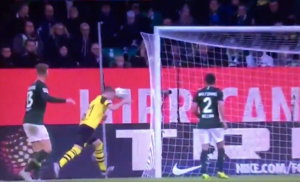 Reus anotó su sexto tanto liguero. Captura/FOXSports