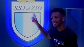A Lazio oficializa a chegada de Marcos Antonio. Captura/OfficialSSLazio