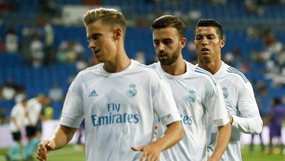 El joven centrocampista habló de su futuro en el Madrid. EFE/Mariscal