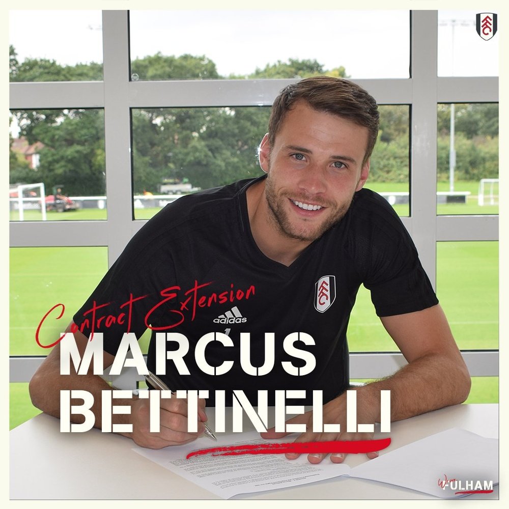 Bettinelli will occupy Fulham's goal this coming season. FulhamFC