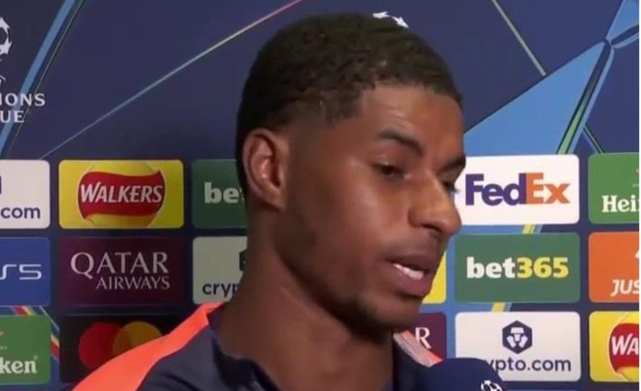 Rashford addressed his stellar performance at Newcastle. Screenshot/MovistarLigadeCampeones