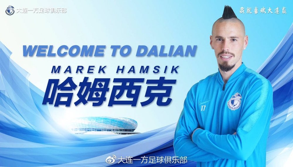 Hamsik, a China. DalianYFC