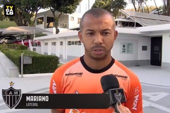 Atlético-MG anuncia a renovação de Mariano. Captura/TVGalo