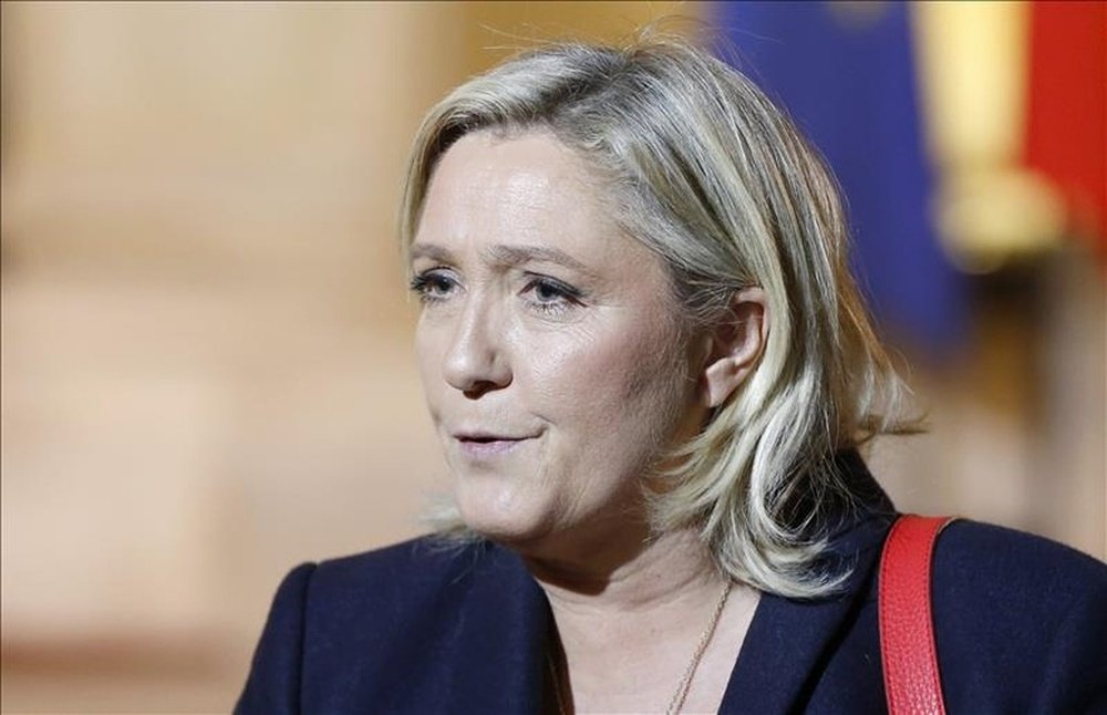 Marine Le Pen a taclé Zinédine Zidane. EFE