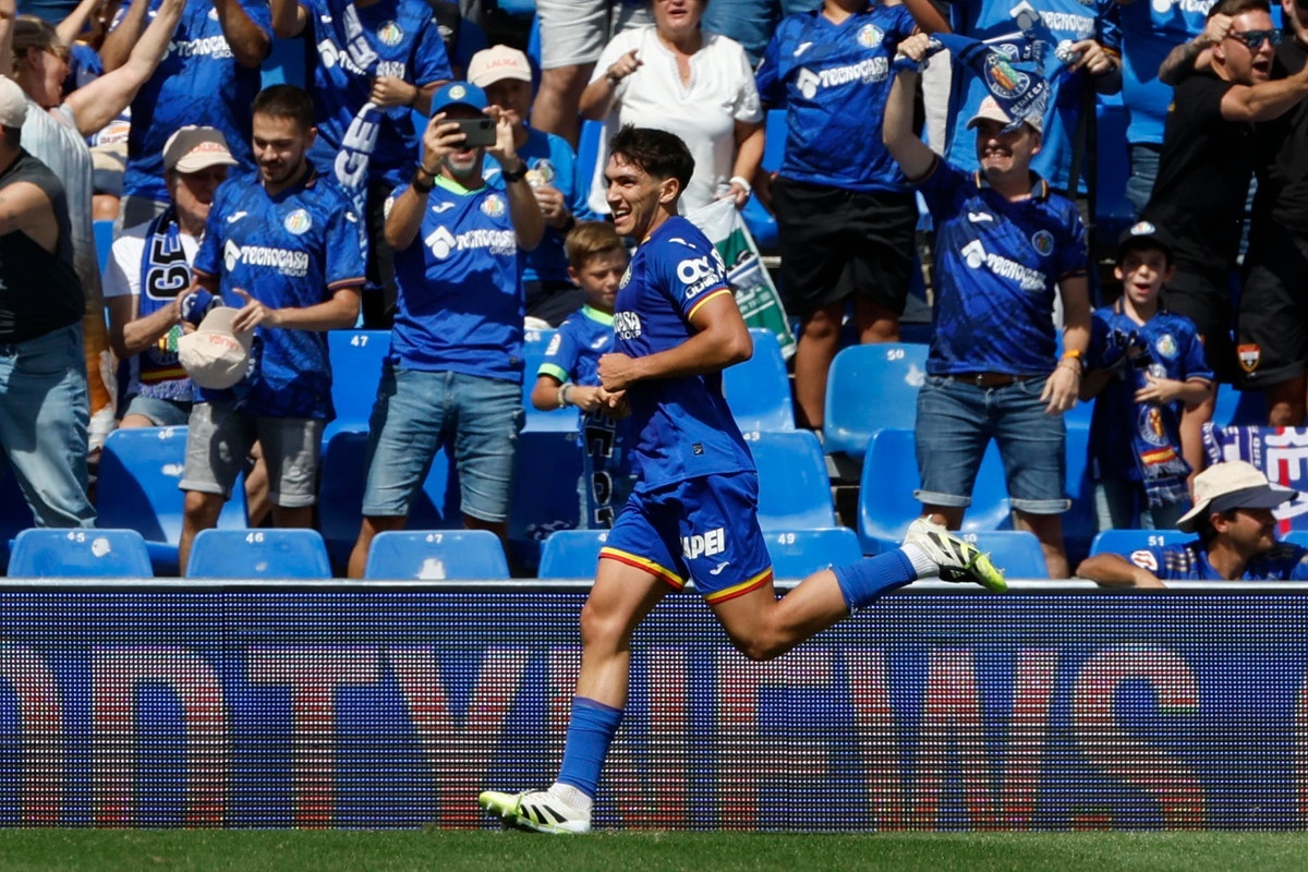 Mario Martín gol Getafe Oviedo