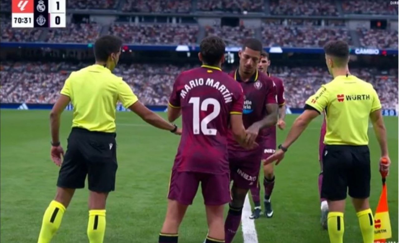 Debut sin brillo de Mario Martín en 'su' Bernabéu