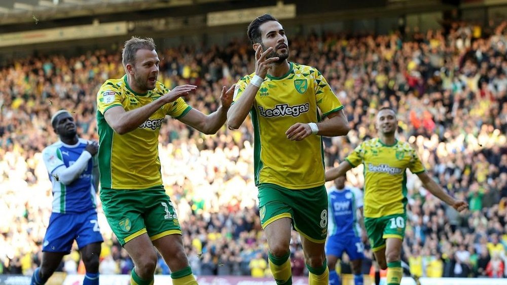 Mario Vrancic was full of praise for the Norwich fans. Twitter/NorwichCityFC