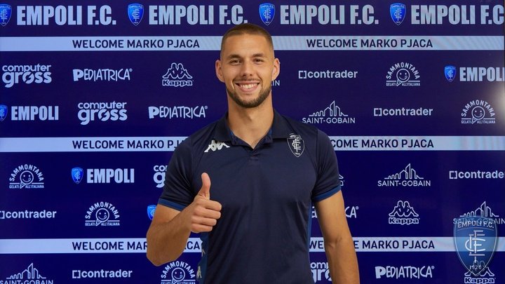 Marko Pjaca llega al Empoli a préstamo por una temporada. Twitter/Empoli