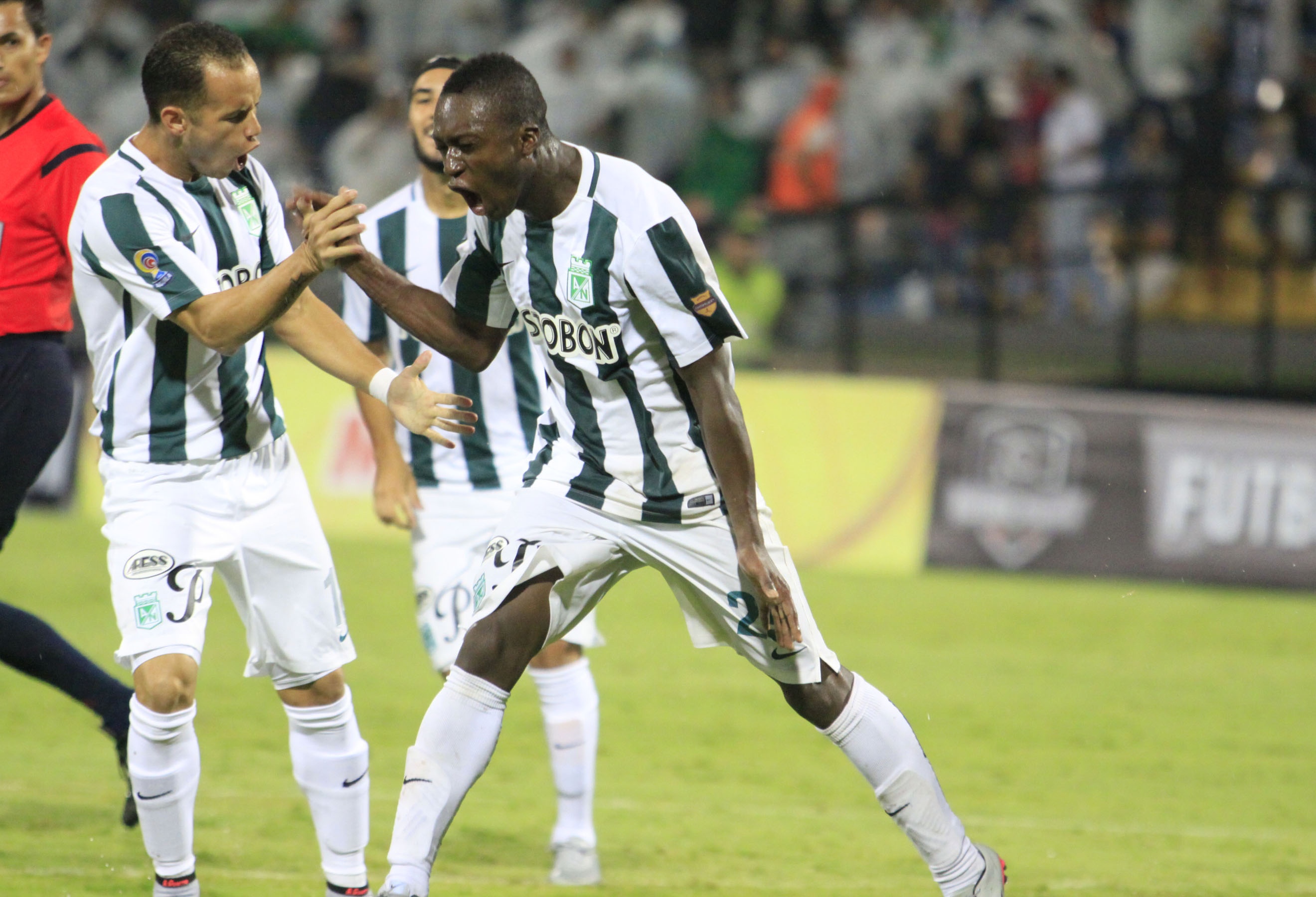 Marlos Moreno es el nueve del futuro en el fútbol colombiano. AtlNacional