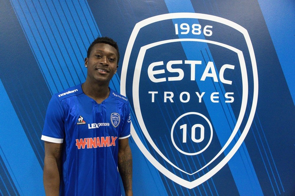 Marlos Moreno é o novo jogador do Troyes.AFP