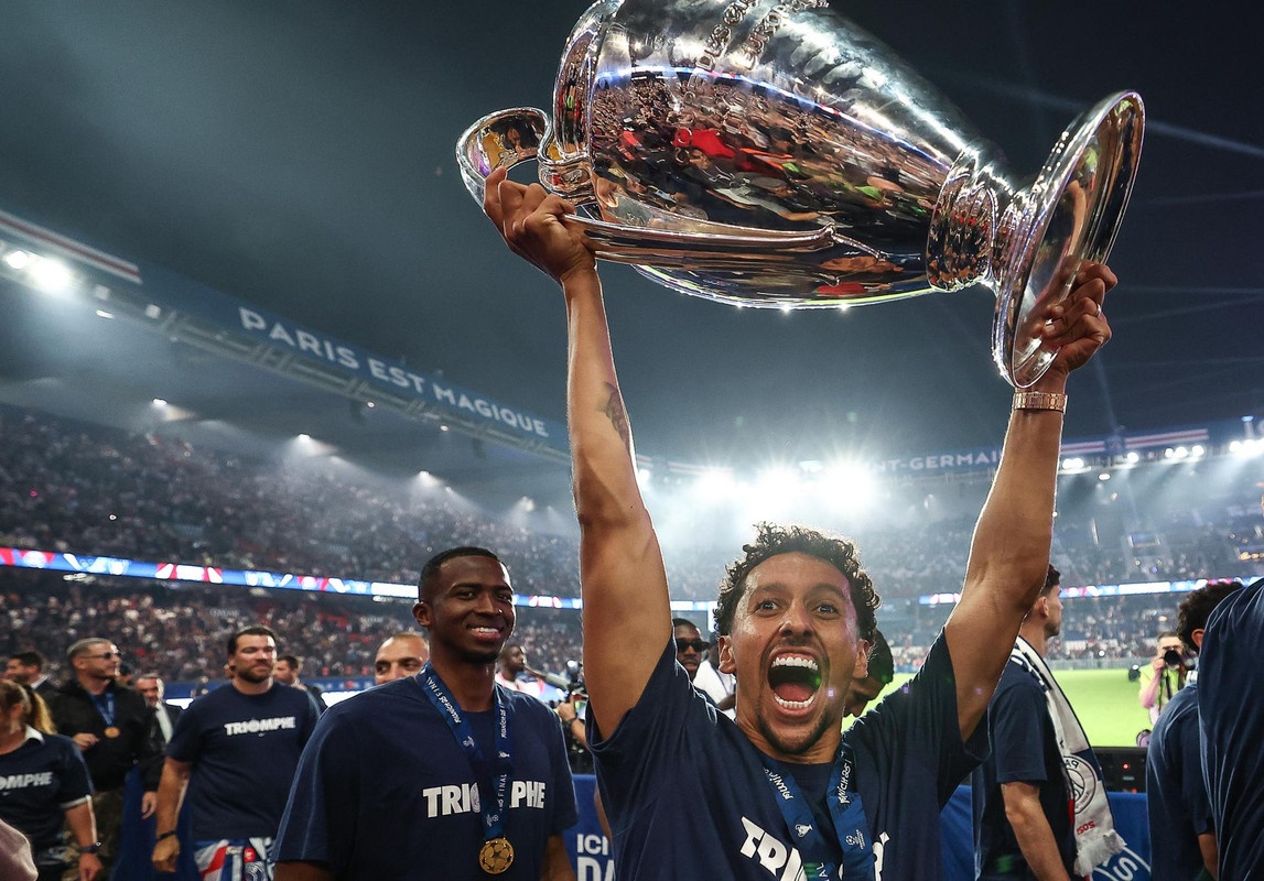 PSG, winners of the Champions League