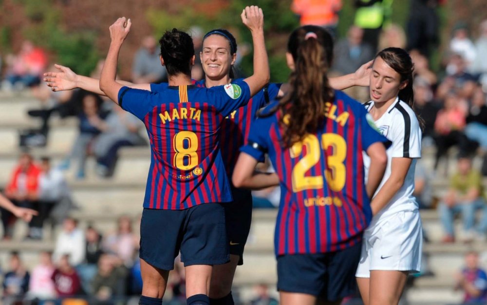 El Barça Femenino es un referente en España. FCBarcelonaFemení